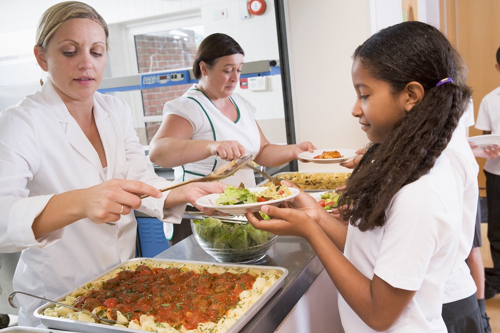 Blue-haired lunch lady serves up delicious meals at local school - wide 4